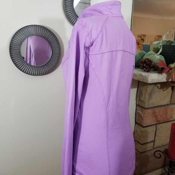 Xersion sz sm athletic jacket lilac 1/4 zip - Picture 5 of 10
